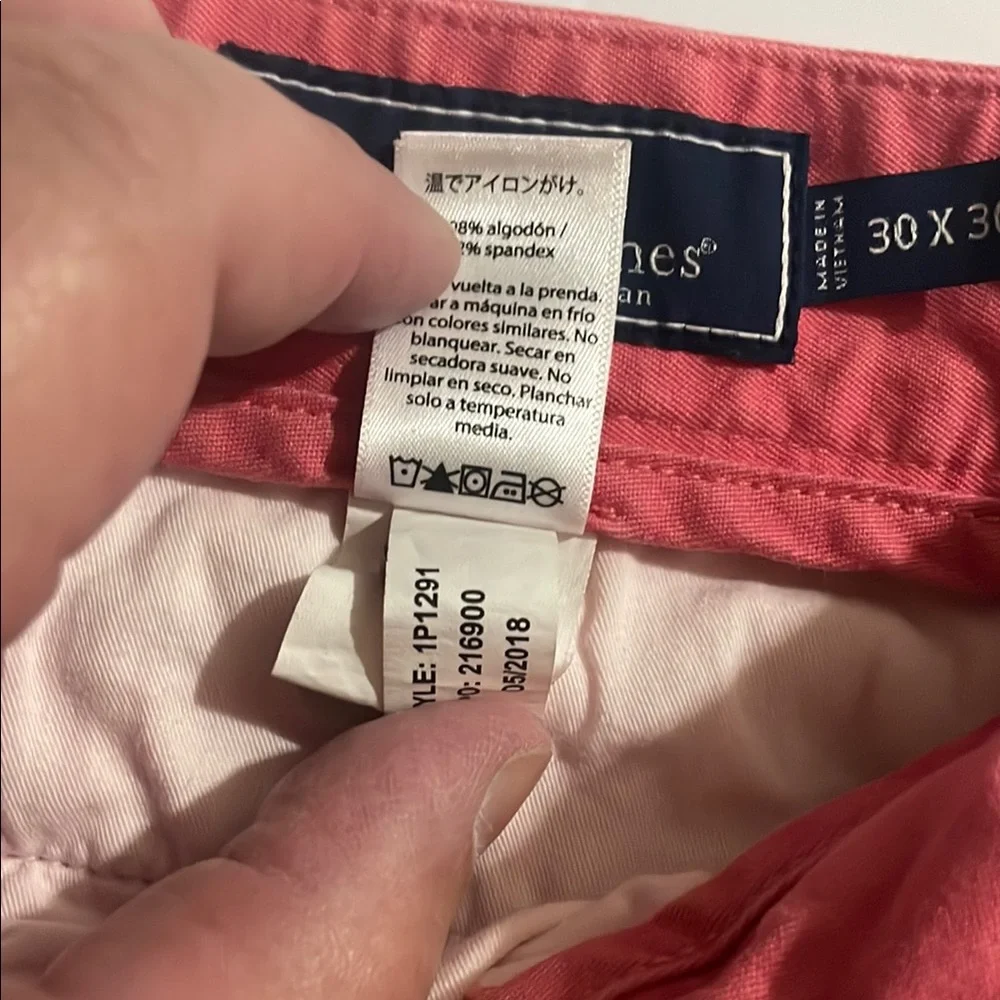 Vineyard Vines Jetty Red Chinos Slim Fit Cotton Blend - Picture 4 of 8